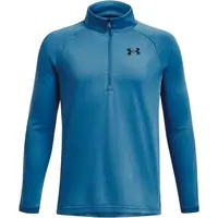 Under Armour TECH 2.0 1/2 ZIP Chlapecké triko s dlouhým rukávem, modrá, velikost XS