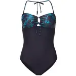 AQUOS MONJA Dámské jednodílné plavky, tmavě modrá, velikost XXL