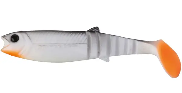 Savage gear gumová nástraha cannibal shad bulk white/black - 12,5 cm 20 g