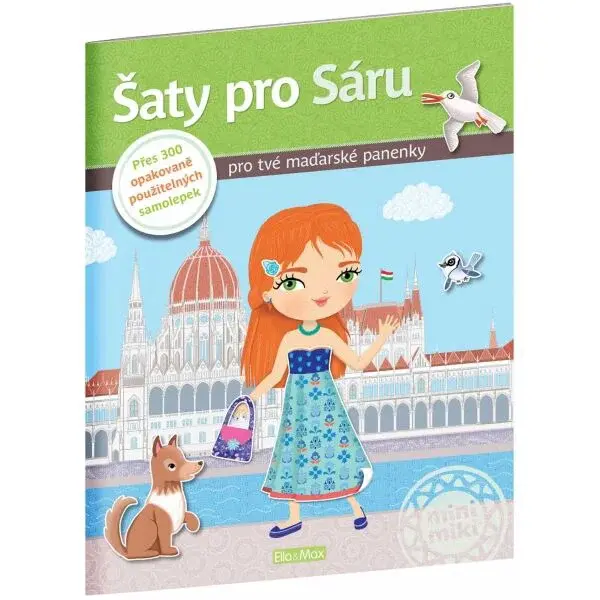 ELLA & MAX ŠATY PRO SÁRU Kniha samolepek, mix, velikost