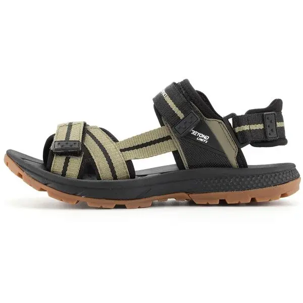 ALPINE PRO ALVE Pánské sandály, khaki, velikost