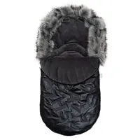 NEW BABY FUSAK Fusak s kožíškem, černá, velikost