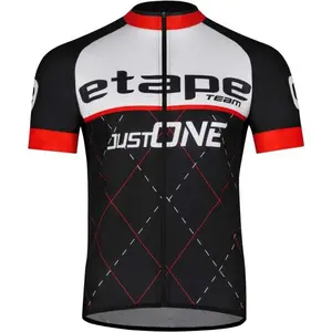 Etape TEAM Pánský cyklistický dres, černá, velikost XXXL
