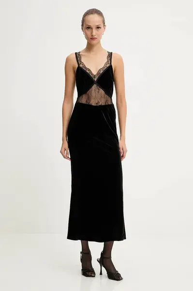 Velurové šaty Never Fully Dressed