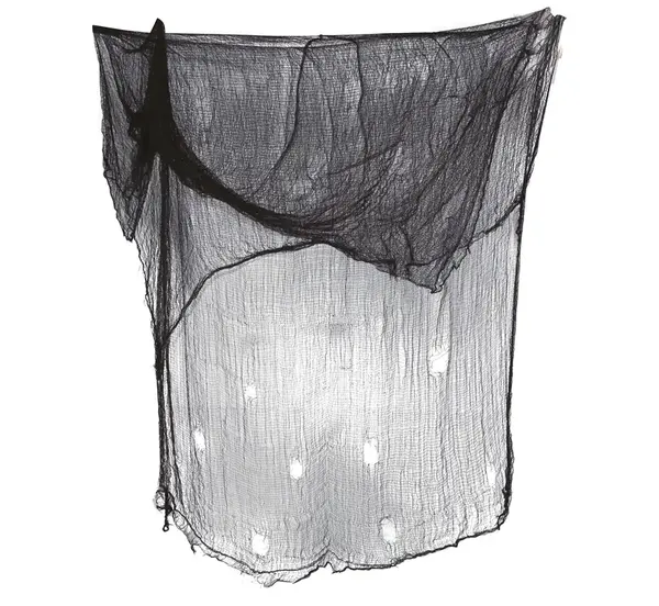 Veľká dekoračná tkanina čierna 200x500cm