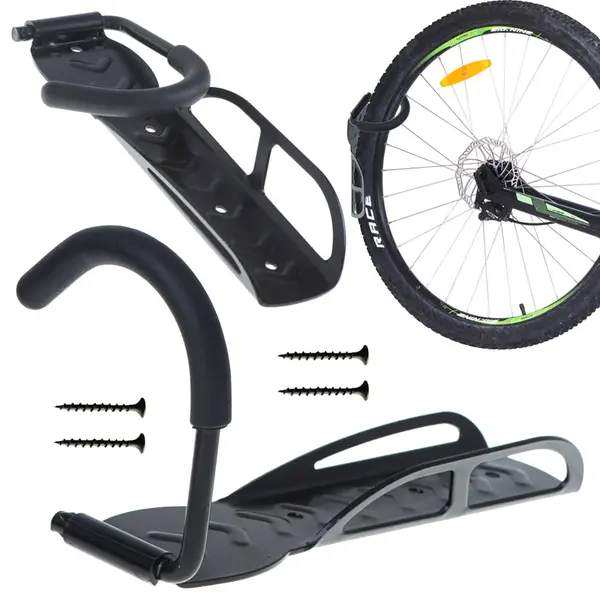 Držiak na bicykel na stenu RALLEX – hliník, nosnosť 25 kg