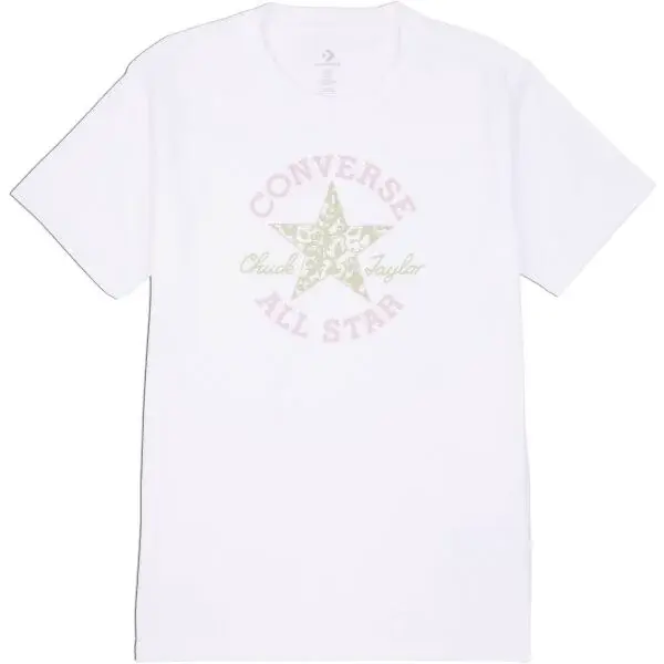 Converse CHUCK PATCH INFILL Dámské tričko, bílá, velikost