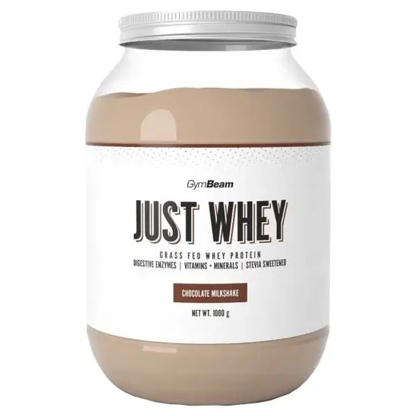 GymBeam PROTEIN JUST WHEY 1000 G ČOKOLÁDOVÝ MILKSHAKE Protein, , velikost