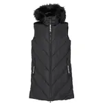 Lotto DREDA Delší dámská prošívaná vesta, černá, velikost