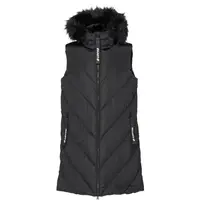 Lotto DREDA Delší dámská prošívaná vesta, černá, velikost