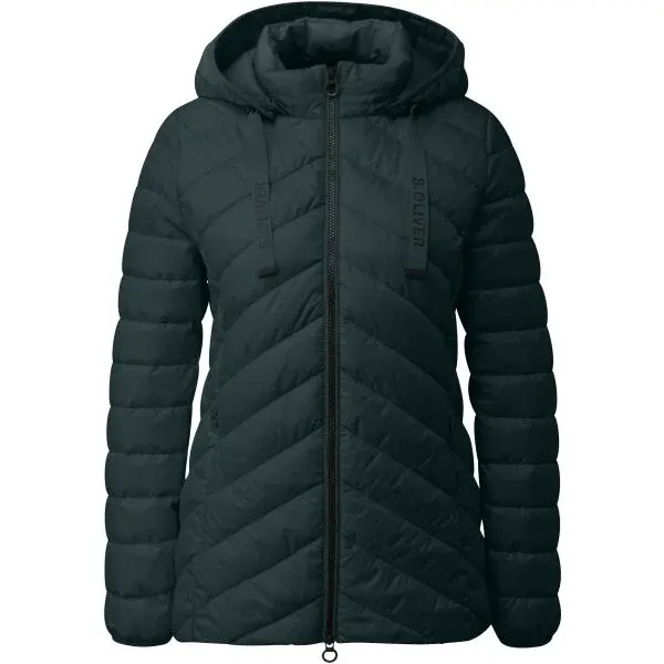s.Oliver OUTDOOR JACKET Dámská zimní bunda, tmavě zelená, velikost