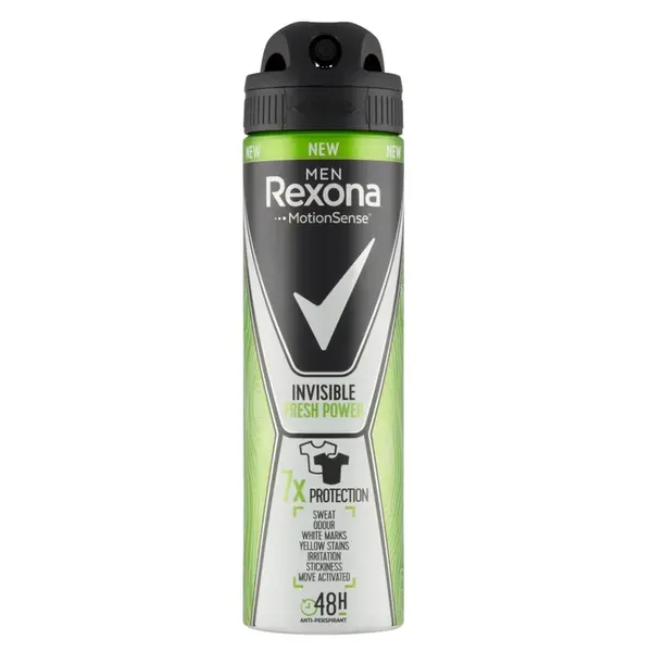 REXONA Men Invisible Fresh & Power Antiperspirant ve spreji 150 ml