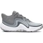 Under Armour SPAWN 6 MID Unisex obuv na basketbal, šedá, velikost 44