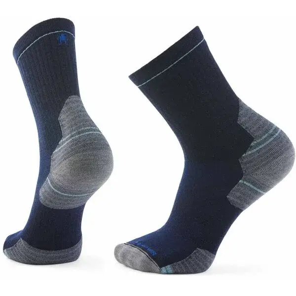 Smartwool HIKE TARGETED CUSHION MID CREW SOCKS Pánské ponožky, tmavě modrá, velikost