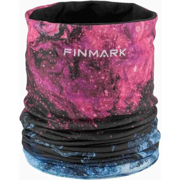 Finmark MULTIFUNCTIONAL SCARF WITH FLEECE Multifunkční šátek, mix, velikost