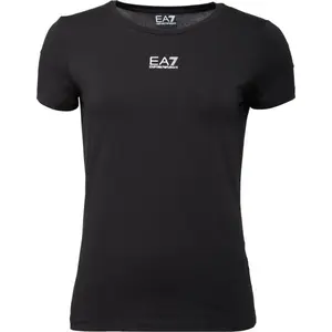 EA7 T-SHIRT Dámské tričko, černá, velikost