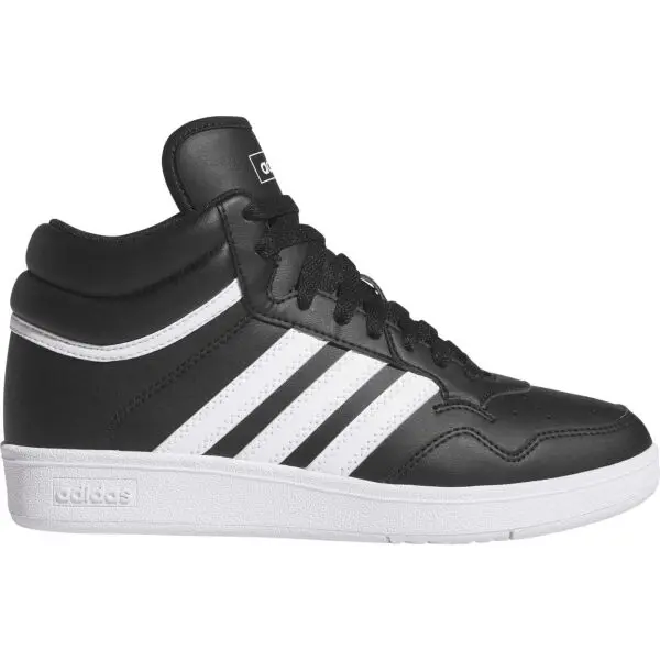 adidas HOOPS 4.0 MID J Dětské kotníkové tenisky, černá, velikost 36