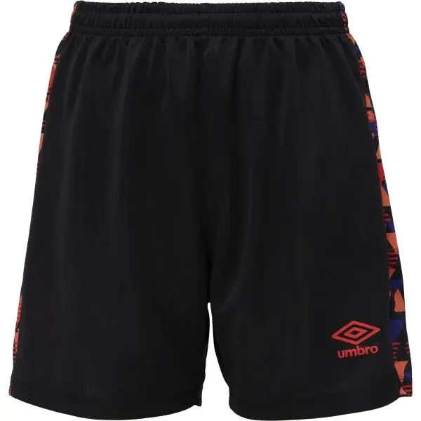 Umbro FORMATION KNIT SHORT - JNR Dětské sportovní kraťasy, černá, velikost M