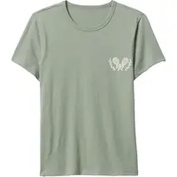 GAP CREW Dámské tričko, světle zelená, velikost