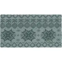 KARI TRAA VILMA Dámská merino čelenka, tmavě zelená, velikost UNI