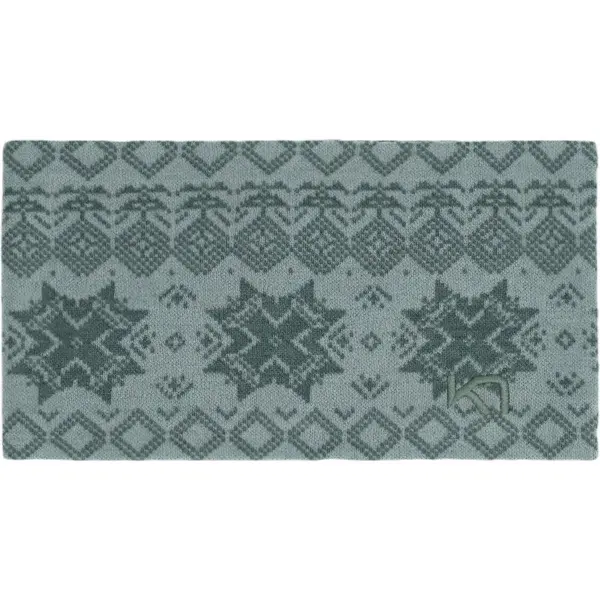 KARI TRAA VILMA Dámská merino čelenka, tmavě zelená, velikost UNI