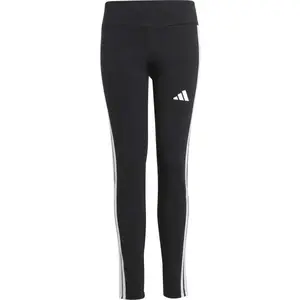 adidas ESSENTIALS AEROREADY 3-STRIPES HIGH-WAISTED Dívčí legíny, černá, velikost