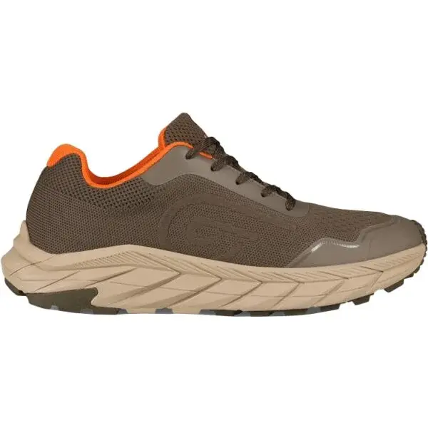KILPI MOUNTY LOW Unisex trailová obuv, khaki, velikost