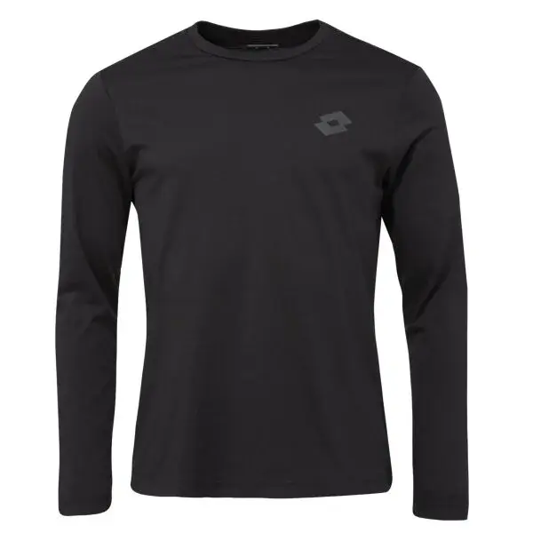 Lotto MSC LONG SLEEVE TEE Pánské triko, černá, velikost