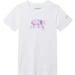Columbia MISSION LAKE SHORT CRAPHIC SHIRT Dívčí tričko, bílá, velikost