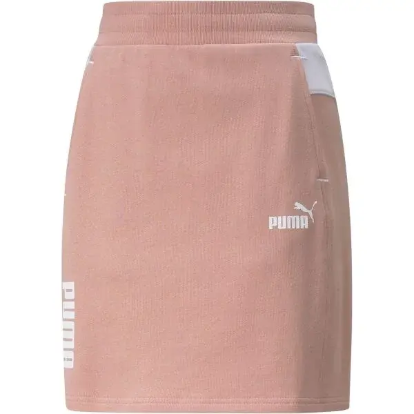 Puma POWE COLORBLOCK SKIRT Dámská sukně, růžová, velikost