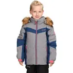 KILPI ALISIA Dívčí lyžařská bunda, šedá, velikost
