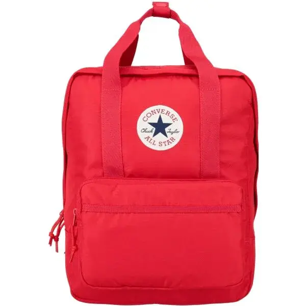 Converse SMALL SQUARE BACKPACK Městský batoh, červená, velikost