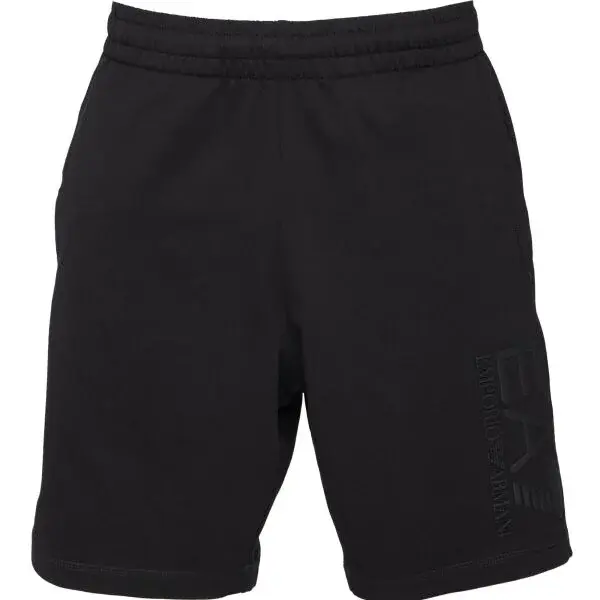 EA7 SHORTS Pánské šortky, černá, velikost