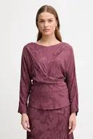 Halenka Hoss Intropia dámská, fialová barva, vzorovaná, 6282682