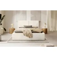 MID.YOU ČALOUNĚNÁ POSTEL, 140/200 cm, krémová