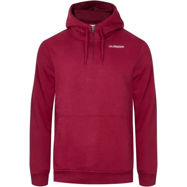 Kappa LOGO 365 DABA Pánská mikina, vínová, velikost XXL