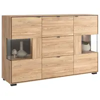 Livetastic VYSOKÁ KOMODA, dub, barvy dubu, 153,2/93,8/40,8 cm