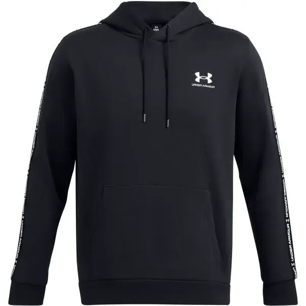 Under Armour ICON FLEECE TAPING Pánská mikina, černá, velikost L