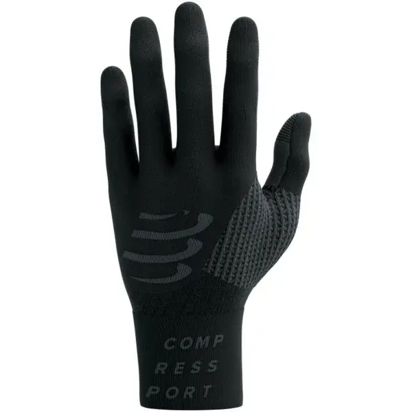 Compressport 3D THERMO GLOVES Unisex běžecké rukavice, černá, velikost
