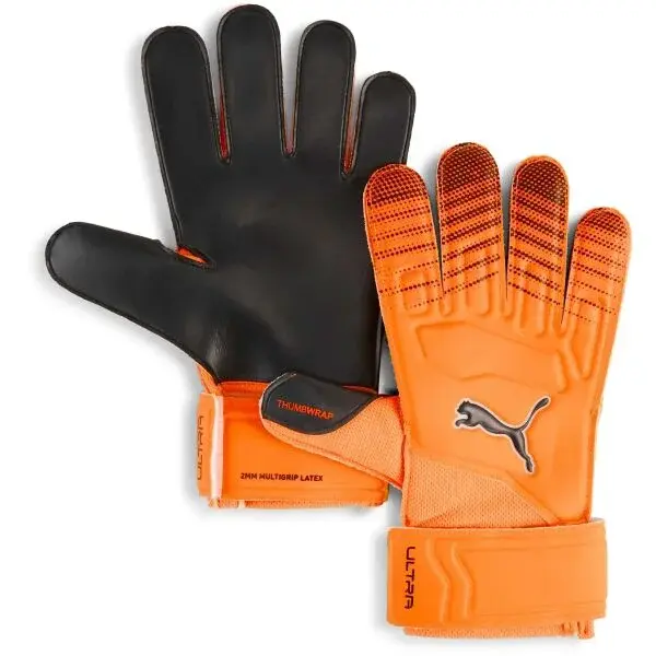 Puma ULTRA PLAY RC Pánské brankářské rukavice, oranžová, velikost