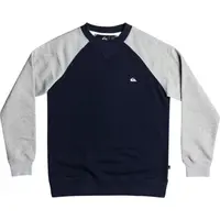 Quiksilver EVERYDAY CREW Pánská mikina, tmavě modrá, velikost