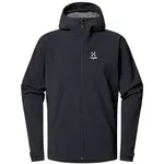 HAGLÖFS CHILLY SOFTSHELL HOOD M Pánská softshellová bunda, černá, velikost