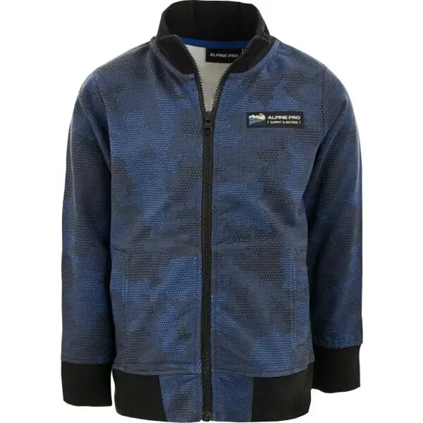 ALPINE PRO IMEVO Dětská mikina, tmavě modrá, velikost 116-122