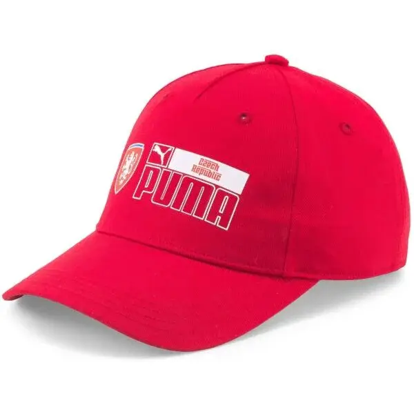 Puma FACR FTBLCORE BB CAP Kšiltovka, červená, velikost