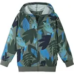 REIMA VARMISTUS Dětská mikina s kapucí, zelená, velikost