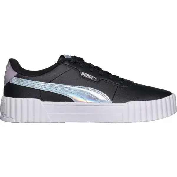 Puma CARINA 3.0 SPACE BELLE JR Dětská volnočasová obuv, černá, velikost 38.5
