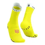 Compressport PRO RACING SOCKS V4.0 RUN HIGH Běžecké ponožky, žlutá, velikost