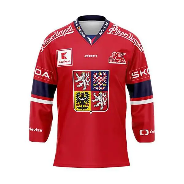Střída DRES ZÁPASOVÝ ČR Zápasový dres, červená, velikost