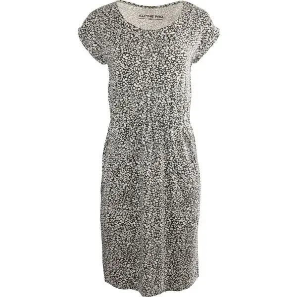 ALPINE PRO AXERA Dámske šaty, biela, veľkosť