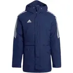 adidas CONDIVO 22 STADIUM PARKA Pánská fotbalová bunda, modrá, velikost
